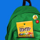 M&MS Peanut Milk Chocolate Candy, 2.55 oz Bag (Pack of 12)