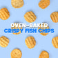 MURGERBON Baked Fish Snack, Seafood Chips, 5.3oz (150g), Oven Baked Filefish Fillet, Perfect for Sharing