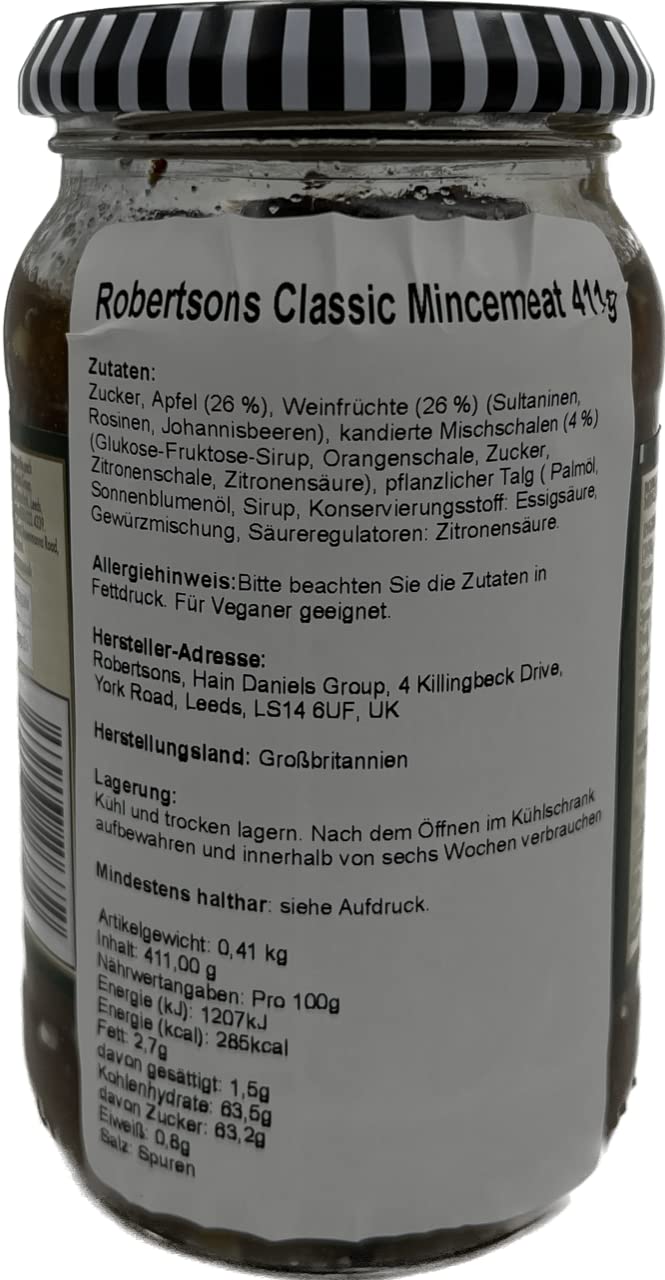 Robertsons Traditional Mincemeat 411G