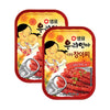 KOREAC_ Bonnet Bellflower Root In Spicy Sauce (3.17 oz, 90g, 2 PACK) _Korean Instant Food Banchan Side Dishes