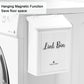 Subekyu Metal Magnetic Lint Bin For Laundry Room, Wall Mounted Lint Box Holder Trash Can With Lid For Dryer,Lint Basket For Laun