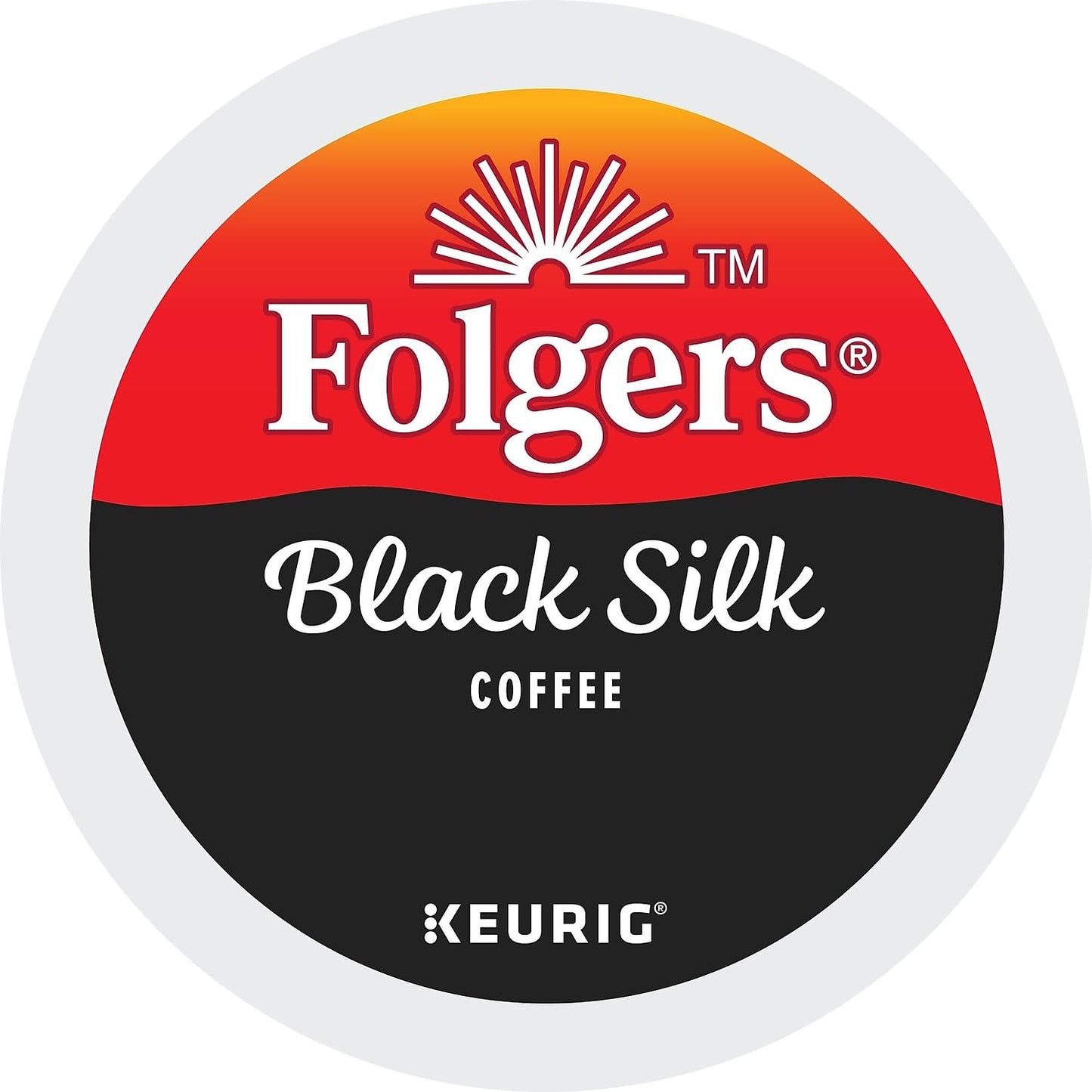 Folgers Single-Serve Coffee K-Cup Pods, Black Silk, 24 Count, Coffee