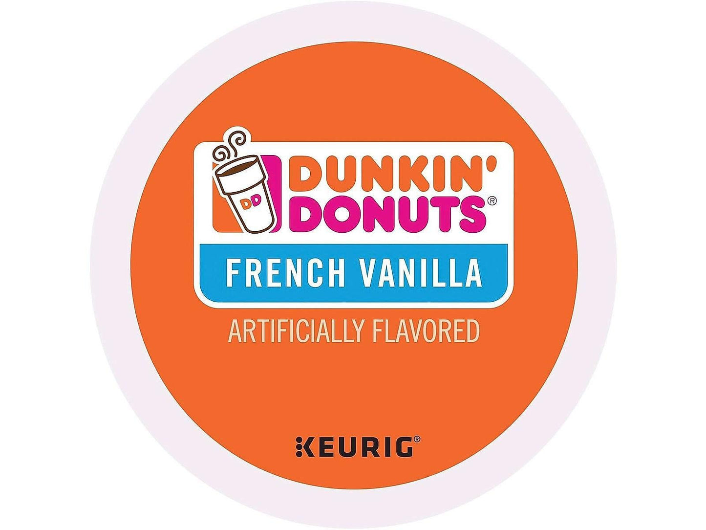 Dunkin ' Donuts 2519292 French Vanilla Coffee K-Cup Pods Medium Roast 24/Box (400847)