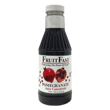 Pomegranate Juice Concentrate by FruitFast - Unsweetened, 65 Brix Pure Concentrate - 100% Pomegranate Extract - No Additives or 