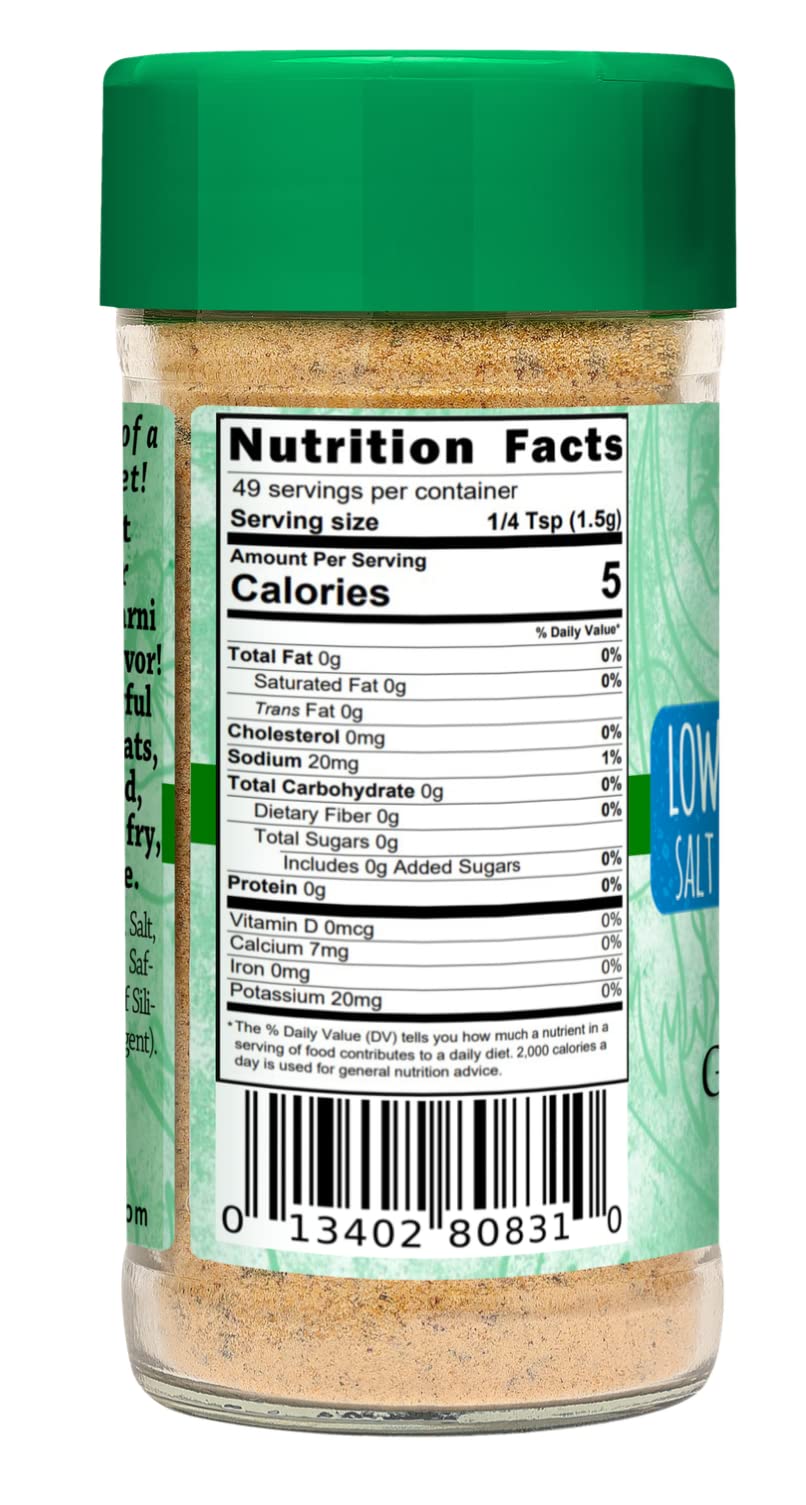 Garlic Festival Foods Low Sodium Garli Garni All Purpose Garlic Seasoning 2.6 Oz. Gluten Free, No Msg