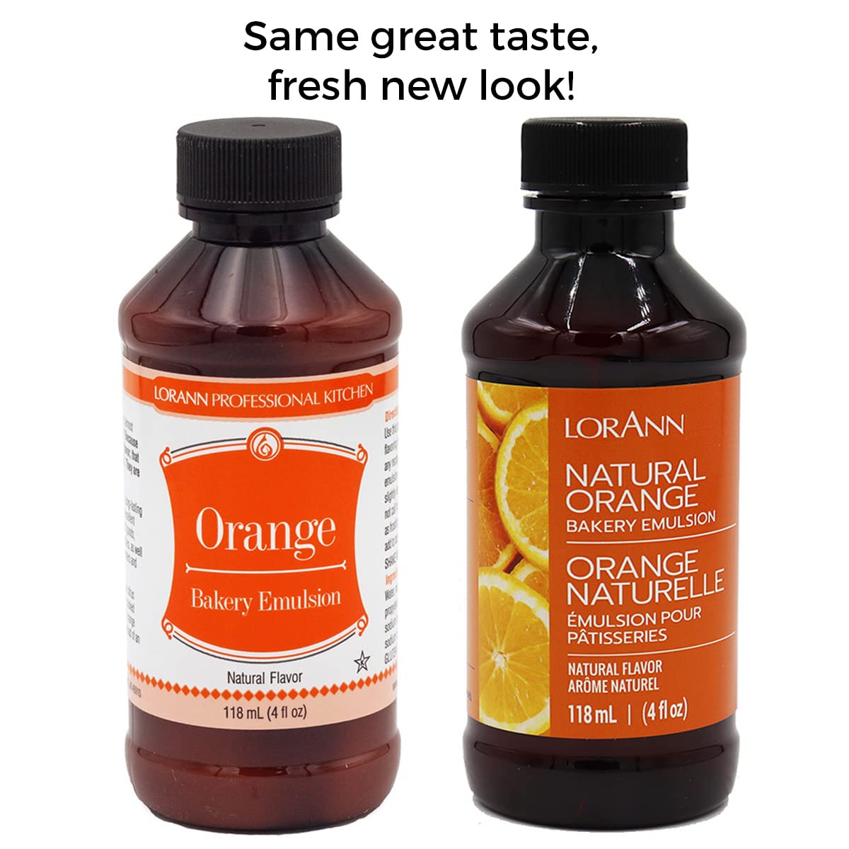 Lorann Orange Bakery Emulsion, 4 Ounce Bottle - 4 Pack