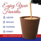 Langs Chocolates Dessert Cup, Milk Chocolate, 320g, Brown