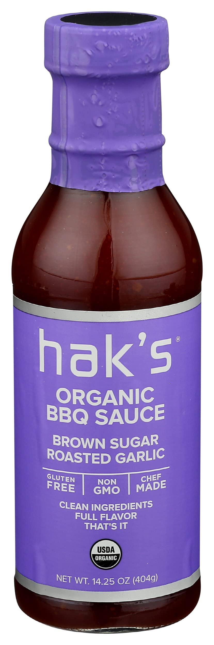HAKS Organic Brown Sugar Roasted Garlic Bbq Sauce, 14.25 OZ