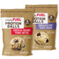simplyFUEL Protein Ball Variety Pack - Whole Food Balls with Probiotics - 8g Protein Snack - Gluten Free Energy Balls (2 Packs)