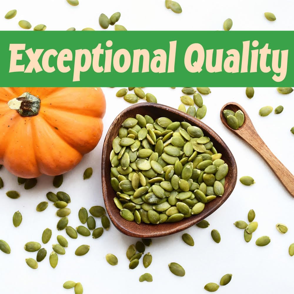 Sincerely Nuts Shelled Pepitas Pumpkin Seeds, Salted, 3 lb Bag, Gluten Free, Low Carb Snack, High in Magnesium & Manganese