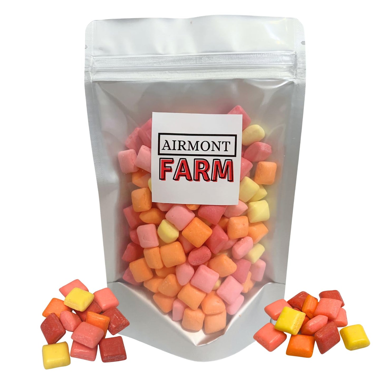 Freeze Dried Candy Starburst Mini 6Oz Fruit Burst Candy - Original (Strawberry, Lemon, Orange, Cherry Flavors), Deliciously Hard