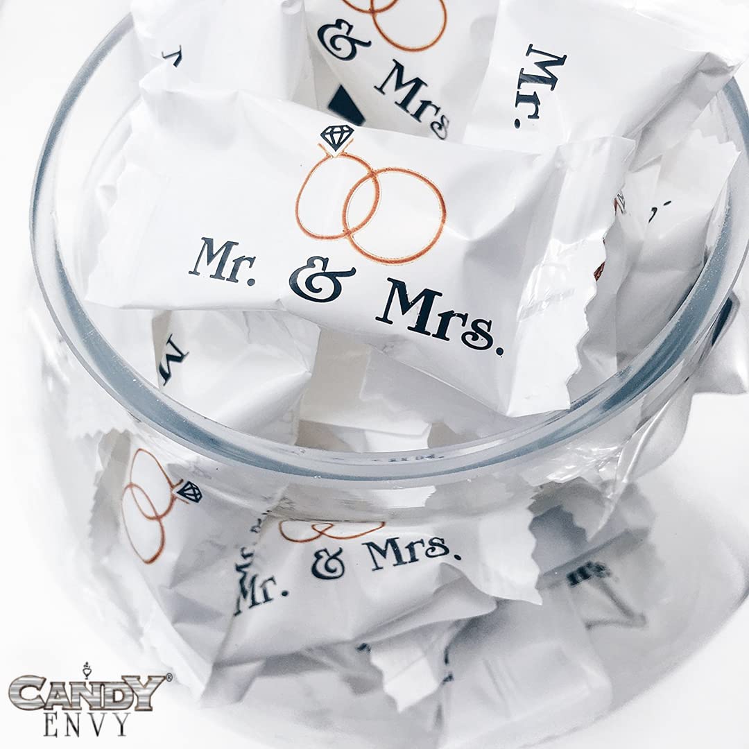 Buttermints - 13 Oz. Bag - Approximately 100 Individually Wrapped Mints (Mr. And Mrs.)