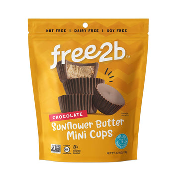 Free 2B Chocolate Sun Cups Minis Gluten-Free Dairy-Free Nut-Free And Soy-Free - 4.2 Oz (Pack Of 1)