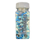 Sentovac Ocean Sprinkle Mix for Cake Decorating - Anchor Dolphin Candy, Blue, Sea Theme Party Supplies