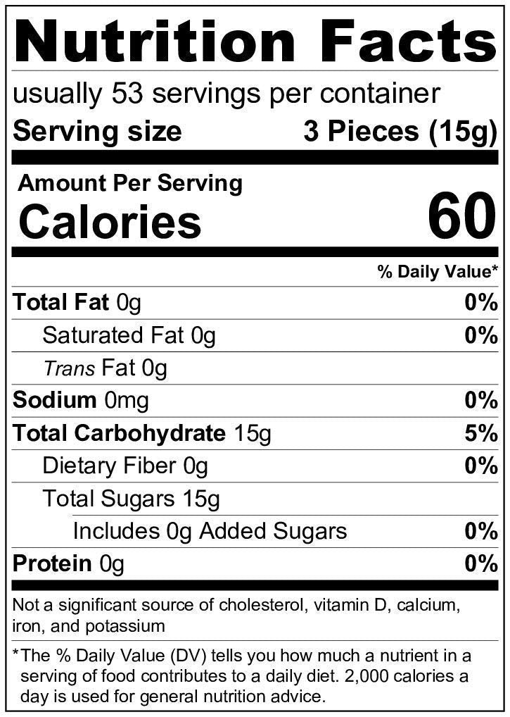 Stewart Old Fashioned Peach Flavored Pure Sugar Candy Puff Balls - Individually Wrapped Candy Snack, Fat-Free, Cholesterol-Free,
