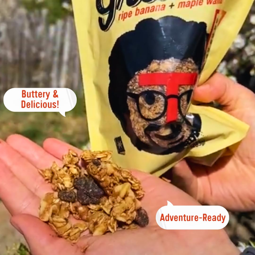 Taos Bakes - Ripe Banana & Maple Walnut Granola - Crunchy Granola Breakfast Snack - Gluten Free, No Gmos, No Fillers - 10 Oz (Pa
