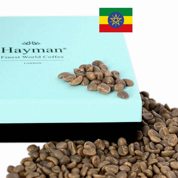 Hayman, 100% Ethiopia Yirgacheffe, Green Coffee Beans To Roast With Coffee Roaster Machine, 12oz | Unroasted Ethiopian Beans
