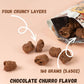 Munchmo Turtle Chips, Big 5.65Oz (160 Grams) 3 Packs, Turtle Chip Choco Churro Flavor, Crunchy Snack Perfect For On-The-Go Snack