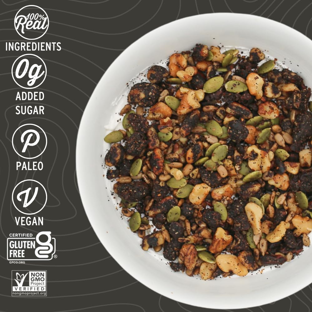 Wildway Keto Granola, Vanilla Bean Espresso, Grain-Free, Vegan, Low Carb, 8oz, Pack of 6