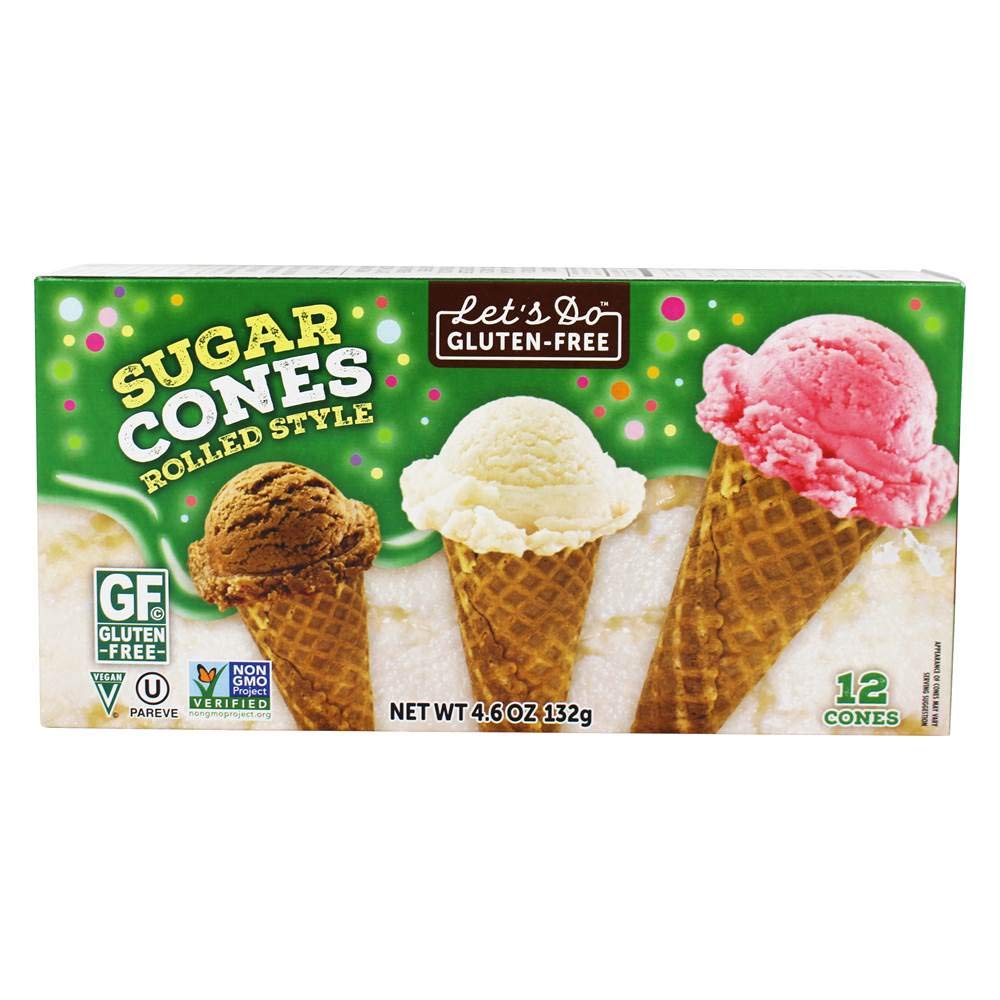 Lets DoGluten Free Sugar Cones Rolled Style