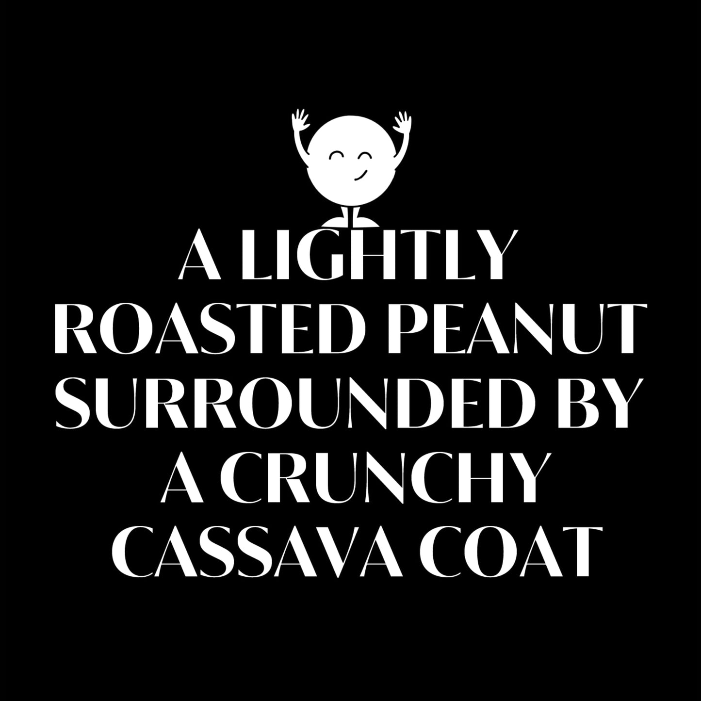 Smolbol Roasted Peanut In A Crunchy Cassava Crust | Lightly Salted | Gluten-Free Snack | Vegan Snack | Small Peanut Balls | Ovin