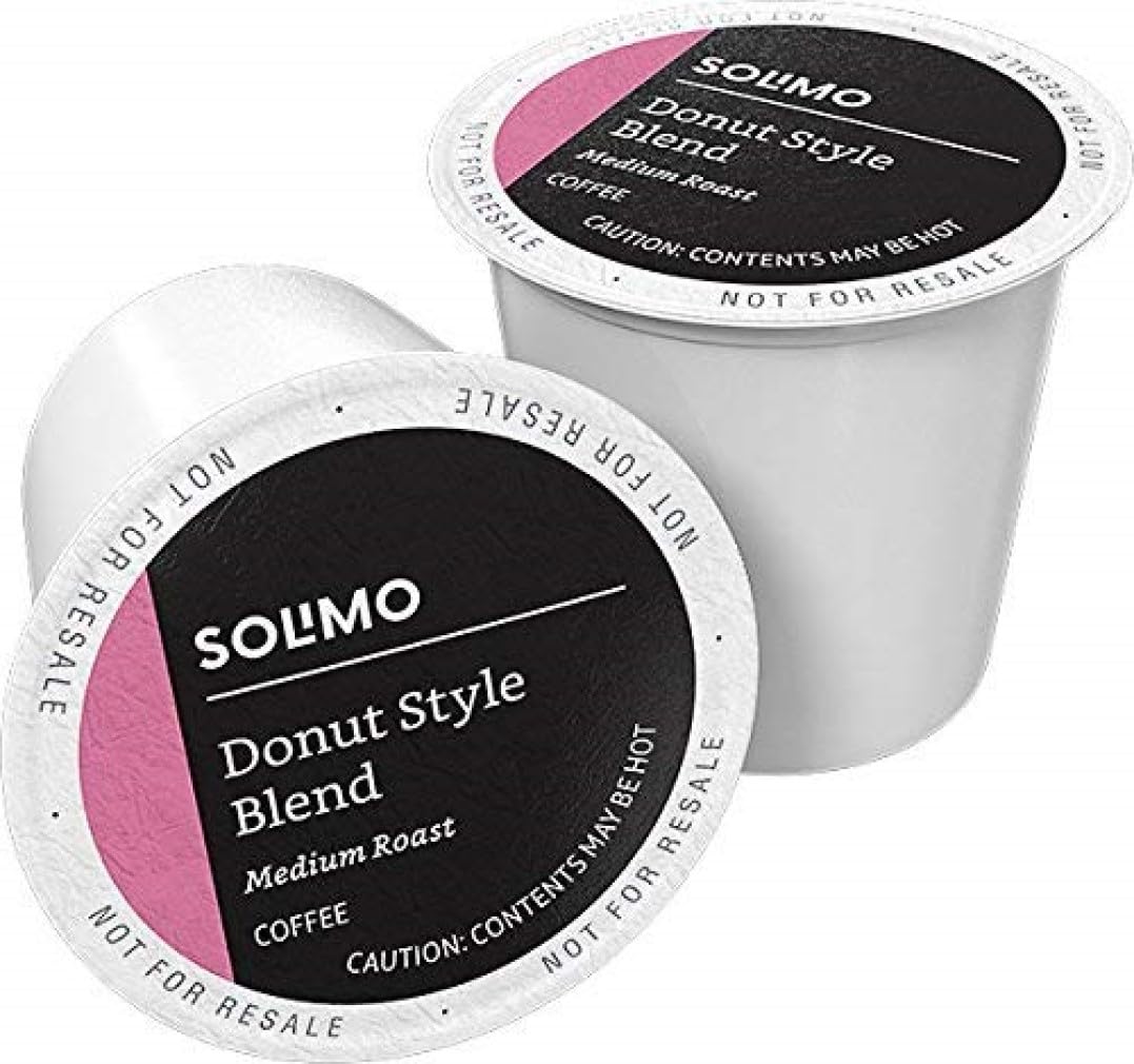 Solimo Donut Style Coffee Single Serve Cups, 100 Count, Pack of 1