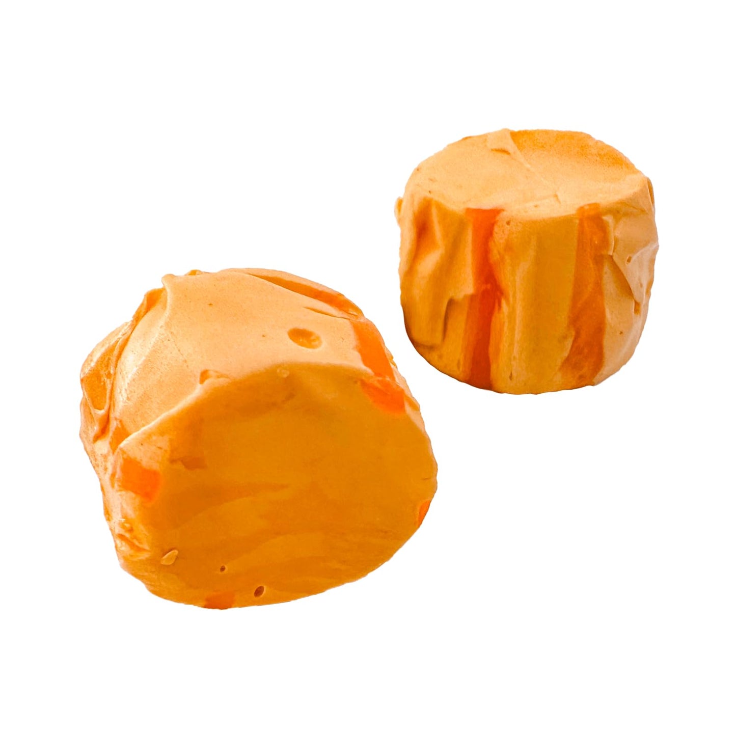 Orange Salt Water Taffy by Snack Attack, Individually Wrapped Bulk 2lb Bag - Chewy Saltwater Taffy Candy, Classic Orange Flavor 