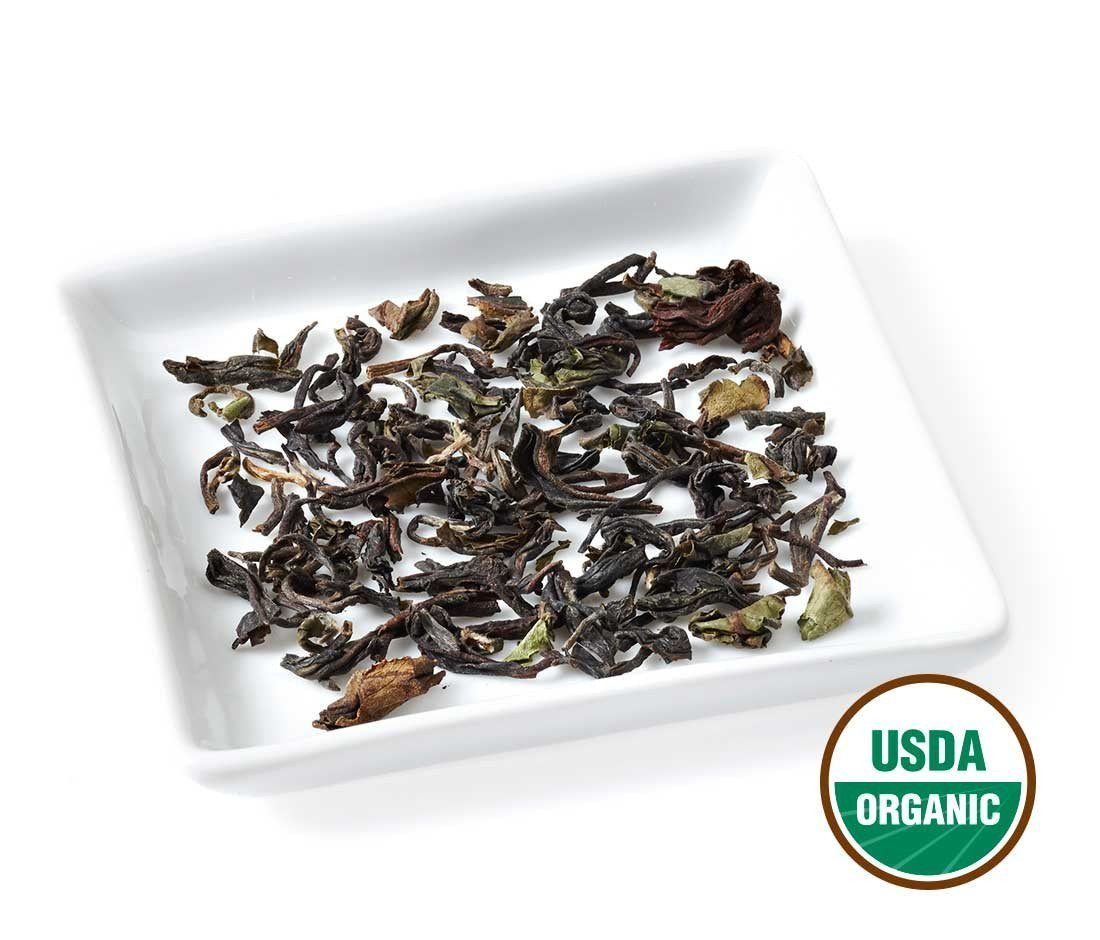Golden Moon Tea Organic Darjeeling Loose Leaf Tea - Non GMO - 8 oz Bulk, 96 Servings