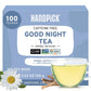 HANDPICK Good Night Tea Bags - Caffeine Free Herbal Blend, Lavender, Chamomile, Peppermint, 100 Count