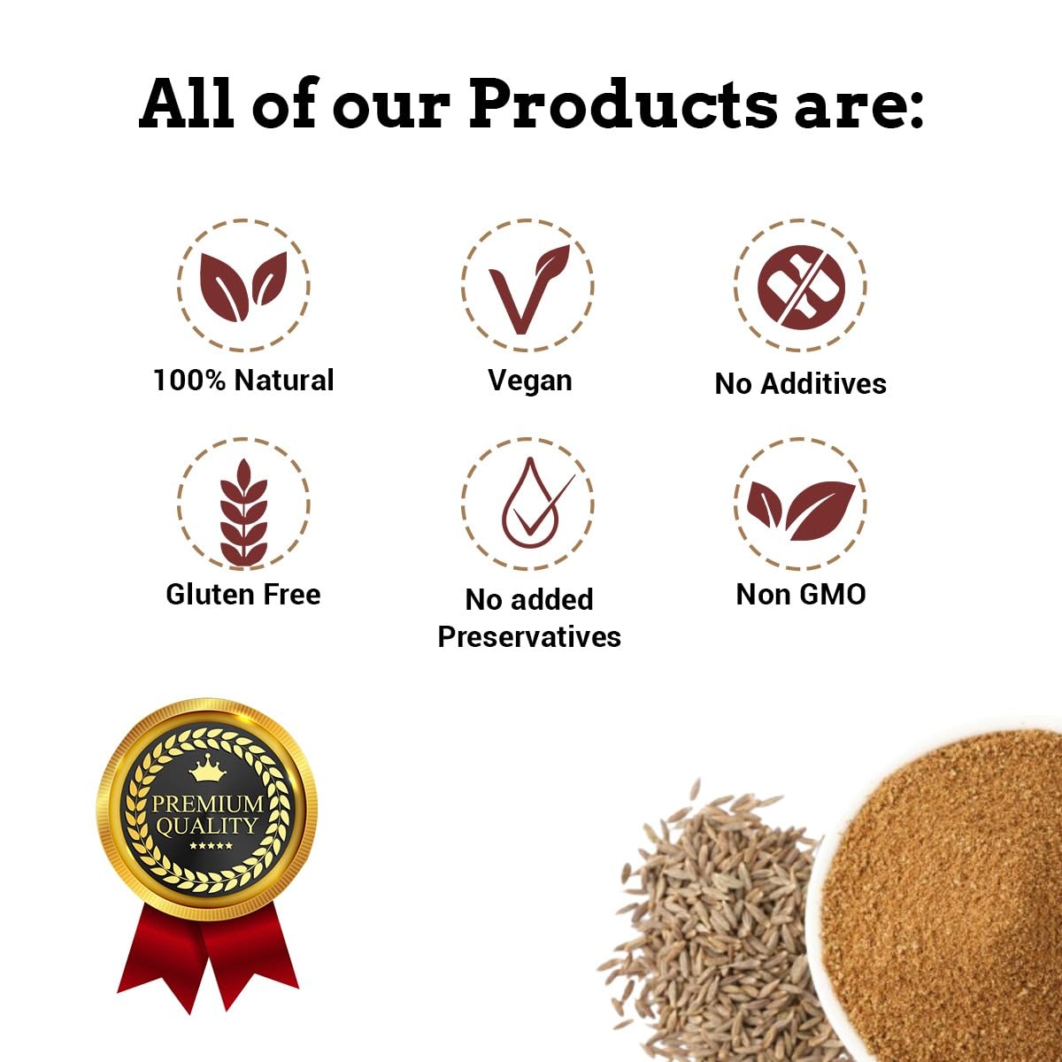 Spice Magic Cumin Powder (Jeera Powder) ~ 100% Pure, Aromatic & Natural I Gluten-Free I Non-Gmo I Indian Origin (3.5Oz (100 G) 1