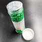 Christmas Sprinkles Pearl Sugar Green Candy 130g/ 4.6oz Baking Edible for Cake Decorations Cupcake Toppers Cookie Decorating Ice