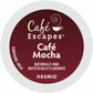 Café Escapes Single-Serve Coffee K-Cup Pods, Cafe Mocha, 24 Count, Brown, Model 5000203025