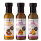 Simple Girl Salad Dressing-3 Bottle Pack- Sweet Vinaigrette, Sweet Mustard And Citrus Ginger