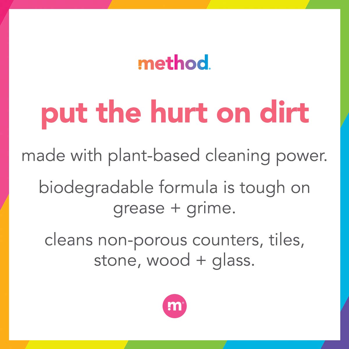 Method All-Purpose Cleaner Spray, Pink Grapefruit, Plant-Based And Biodegradable Formula Perfect For Most Counters, Tiles And More, 28 Fl Oz, (Pack Of 4)
