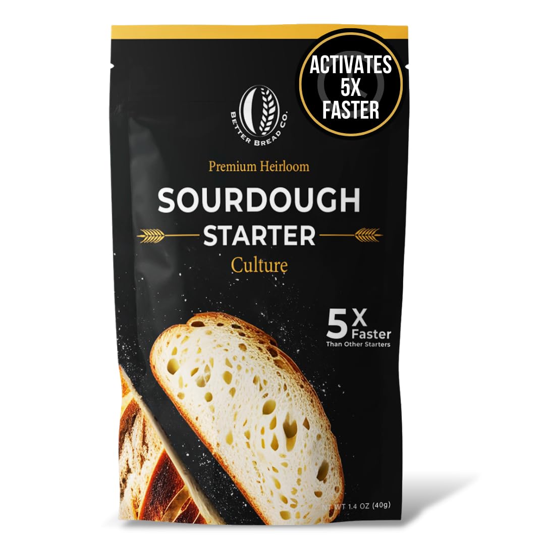 Better Bread Premium Heirloom Sourdough Starter Culture So Blessed Heirloom Style Freeze Dried Starter Culture For Baking Sourdo