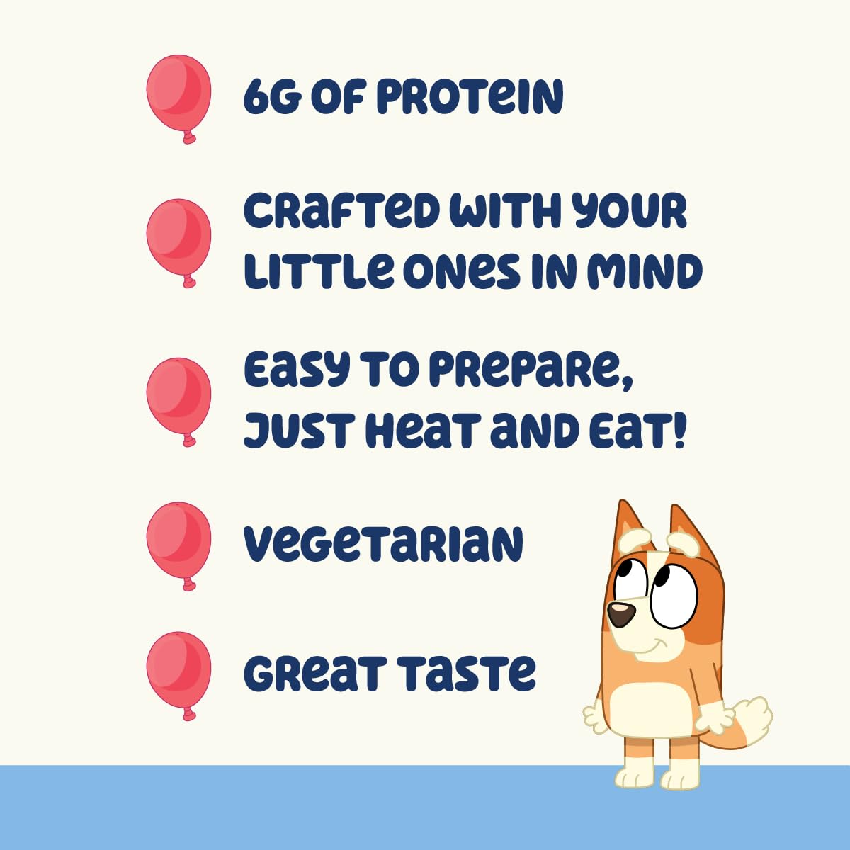 BUSH S BEST 15.8 oz Canned Bluey Original Baked Beans, Source of Plant Based Protein and Fiber, Low Fat, Gluten Free, (Bluey),