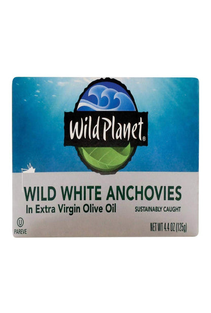 WILD PLANET ANCHOVY WHITE W EVOO 4.375OZ