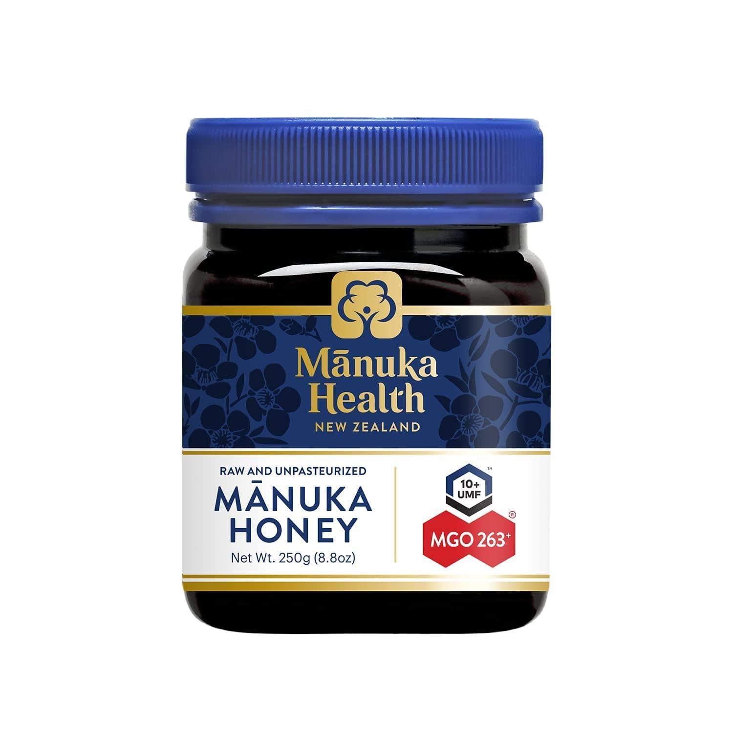 Manuka Health Umf 10+/Mgo 263+ Manuka Honey (250G/8.8Oz), Superfood, Authentic Raw Honey From New Zealand