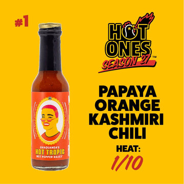 Hot Ones Hot Sauce Challenge Set - Season 27 Warmup - Hot Sauces Gift Set - Variety Pack - Made With Natural Ingredients - Unique Small Batch Sampler - 5 Fl Oz Bottles (3-Pack)