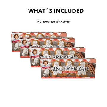 Generic Gingerbread Soft Cookies - 4 Pack