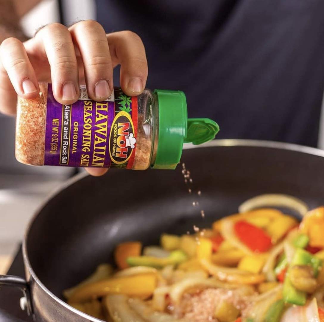 NOH Foods of Hawaii Hawaiian Seasoning Salt (Original (Alaea and Rock Salt), 9 Ounce)