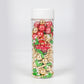 Twisweet Christmas Sprinkles, Gold and Red Pearls for Cake Decorating, Edible Christmas Tree Sugar Sprinkles for Baking, Candy P