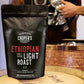Ethiopian Bold Light Roast Coffee, Gourmet Single-Origin Coffee Beans From Ethiopia, Whole Bean, 12Oz Bag