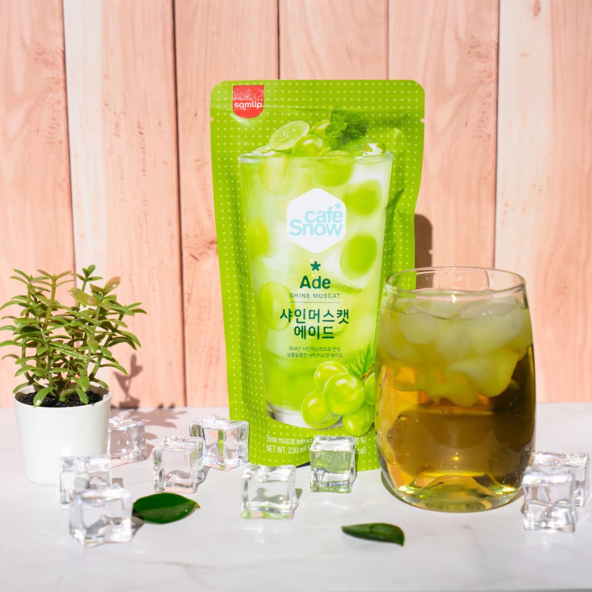 Generic Korean Convenience Drink Pouch Variety Pack – 5 Flavors: Peach Ice Tea, Watermelon Ade, Shine Muscat Ade, Lychee Ade, Apple Mango Ade