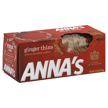 ANNAS COOKIE THIN GNGR, 5.25 OZ (Pack of 4)