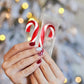 Christmas Mini Candy Canes Classic Red & White Peppermint Flavor for Holiday Family Indulgement - Small Candy Canes Individually Wrapped for Kids & mature-themeds  Great Candy Cane Gift Set - 50 Pack