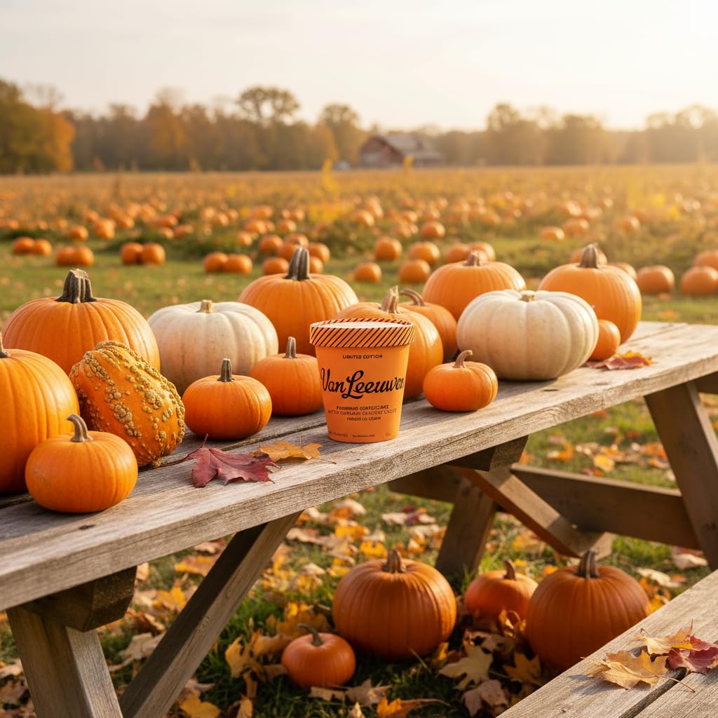 Van Leeuwen Pumpkin Cheesecake Ice Cream, 14 oz (Frozen)