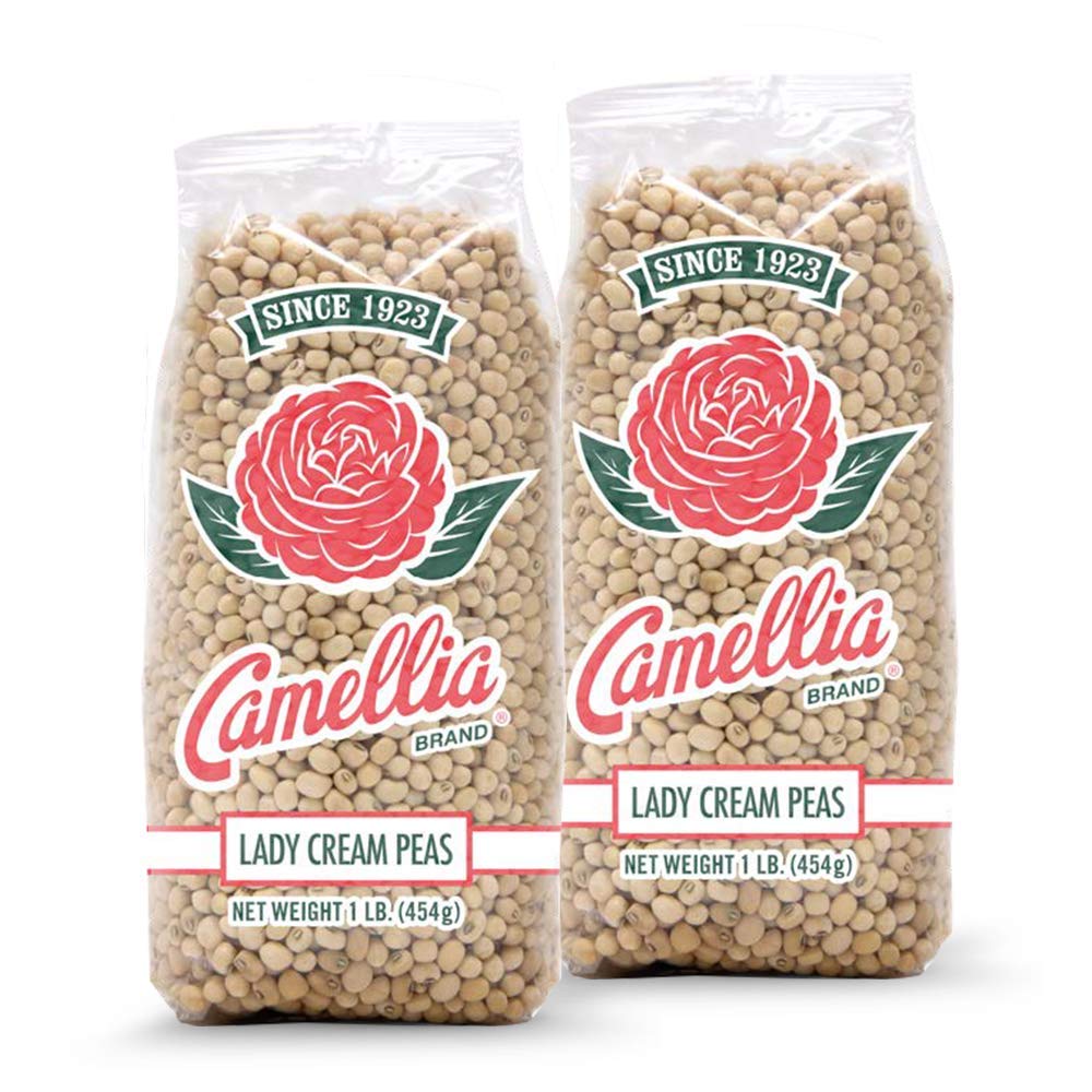 Camellia Brand Dried Lady Cream Peas - Non-GMO, Gluten-Free, High Protein, 16 Ounce (Pack of 2)
