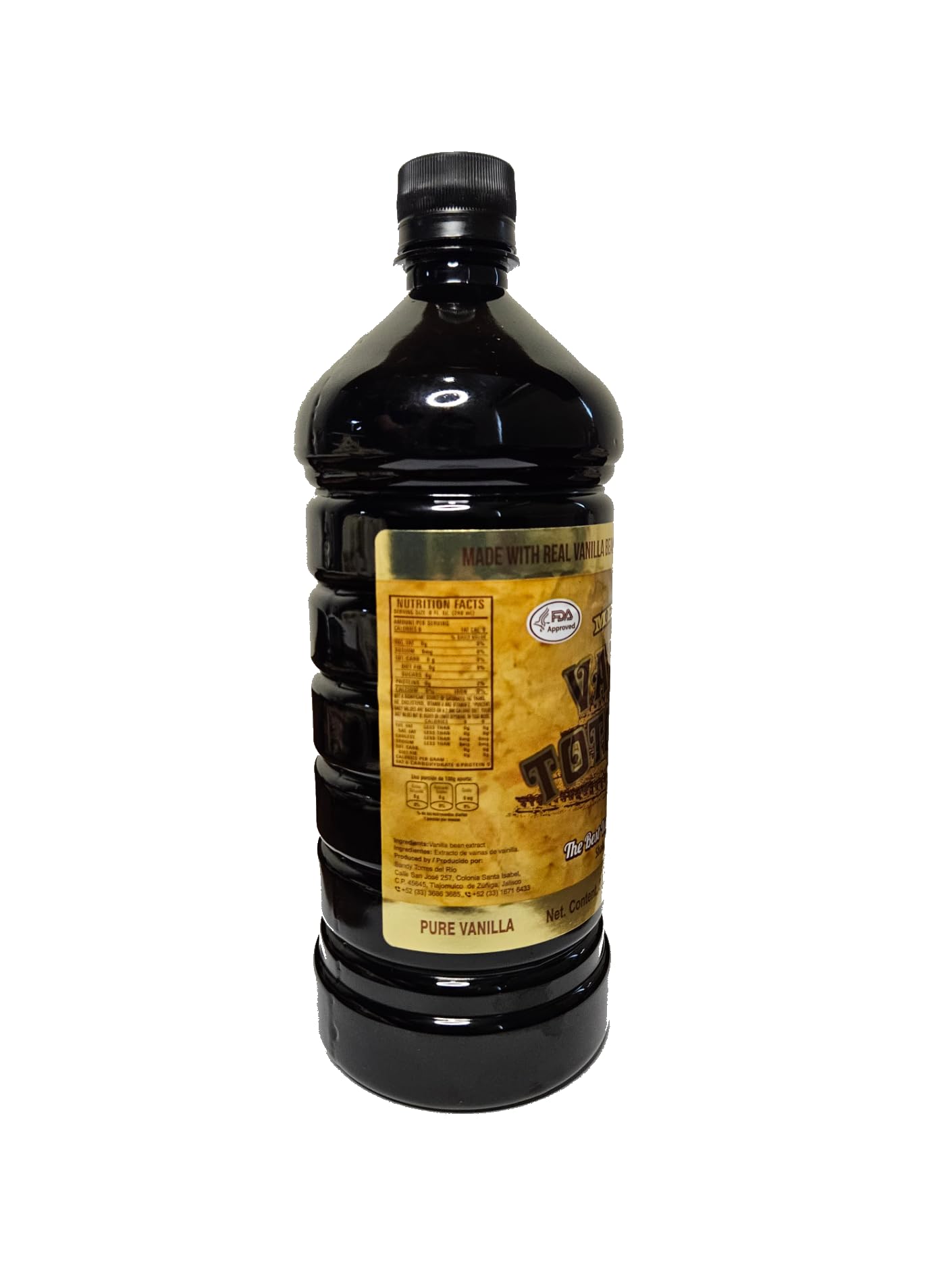 Mexican Vanilla Totonac'S Pure Vanilla Flavoring, 33.2 Fluid Ounce