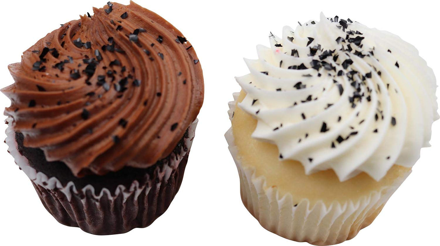 Hobbyland Edible Glittery Flakes (Black Glitter Flakes, 1/4 oz)